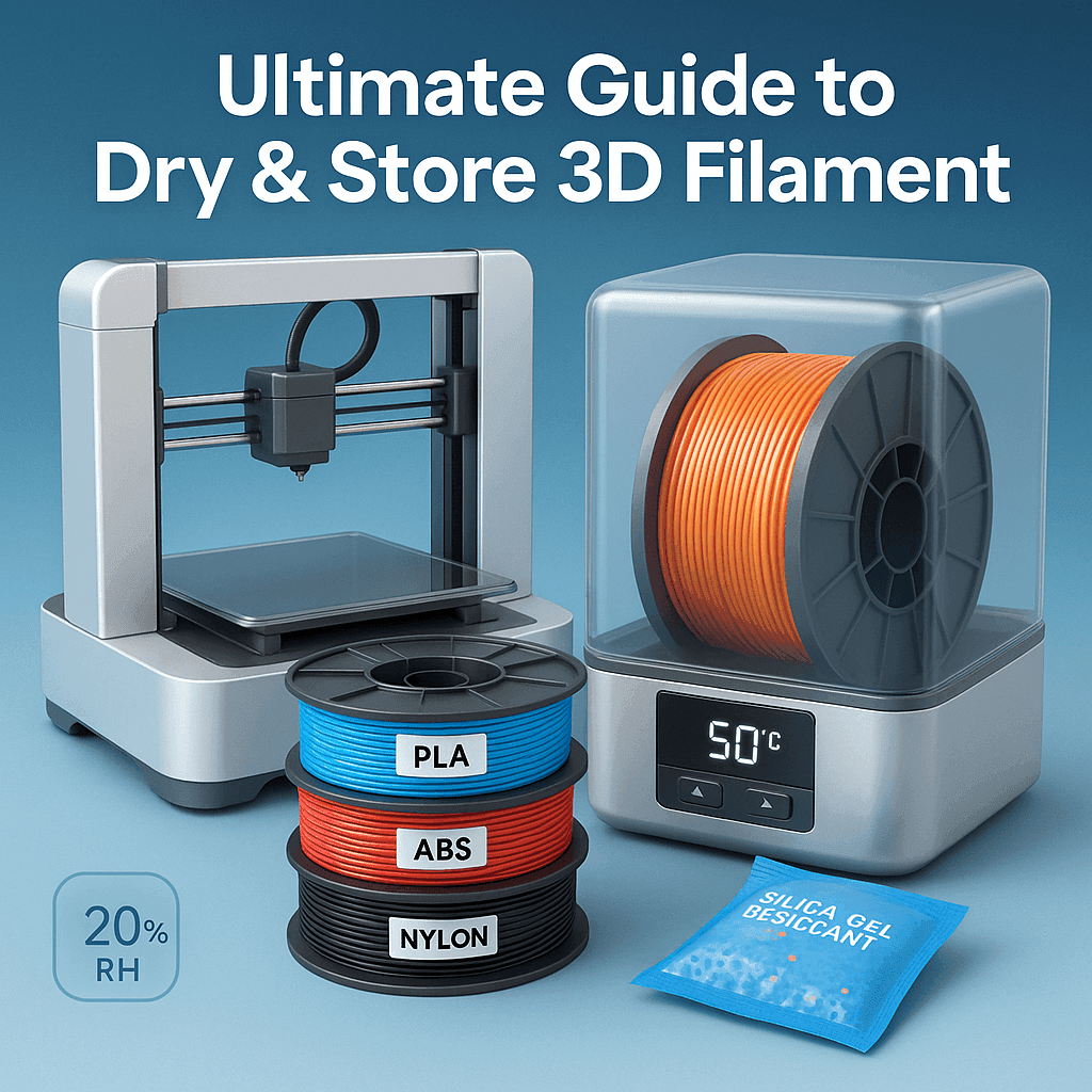 How to Dry and Store 3D Printer Filament: A Complete Guide for Better Prints - Lovoon
