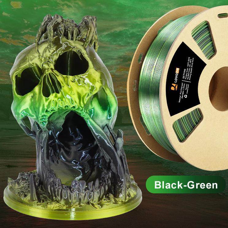 PLA Filament Bundle Color Shift Gradient Silk 200g x 4 Spools - Lovoon