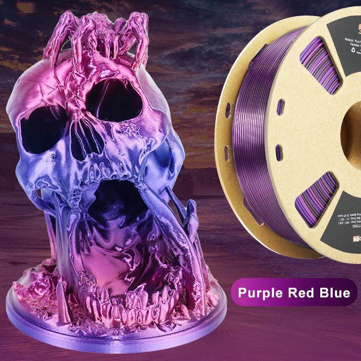 PLA Filament Bundle Color Shift Gradient Silk 200g x 4 Spools - Lovoon