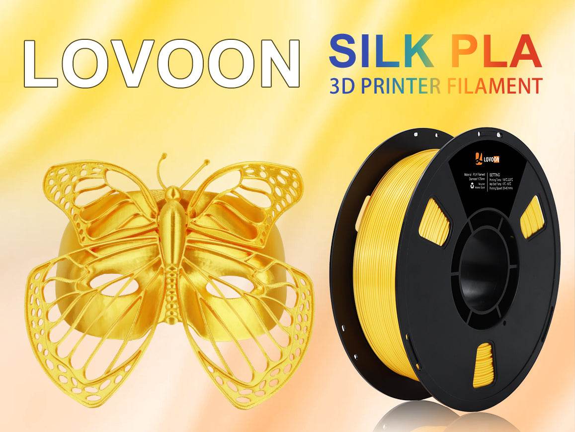 Silk PLA Filament Gold Shiny Surface - Lovoon