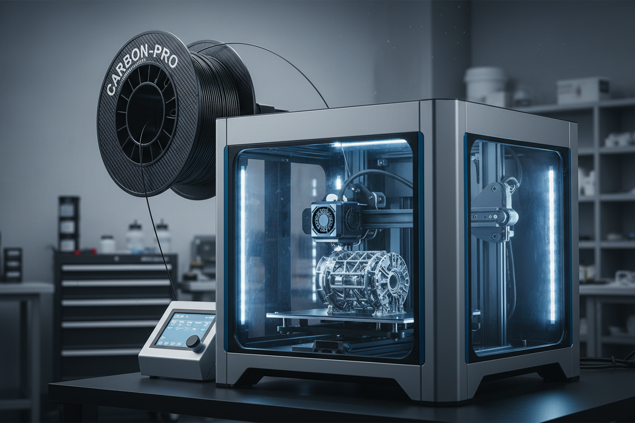 How to Print Brittle Filaments Like Carbon Fiber Without Breaks