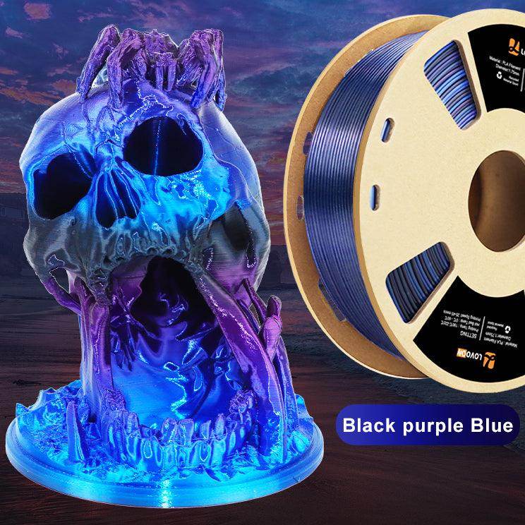 PLA Filament Bundle Color Shift Gradient Silk 200g x 4 Spools - Lovoon