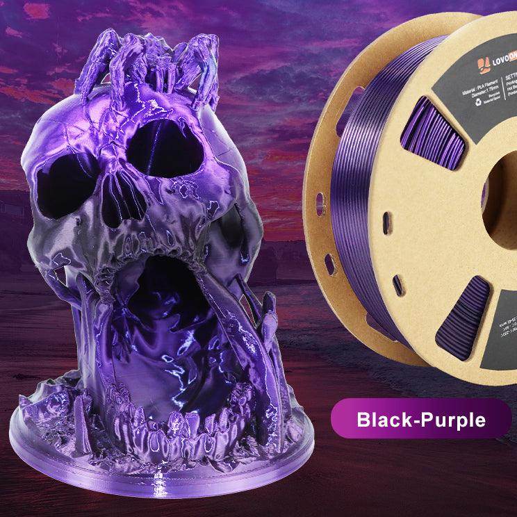 PLA Filament Bundle Color Shift Gradient Silk 200g x 4 Spools - Lovoon