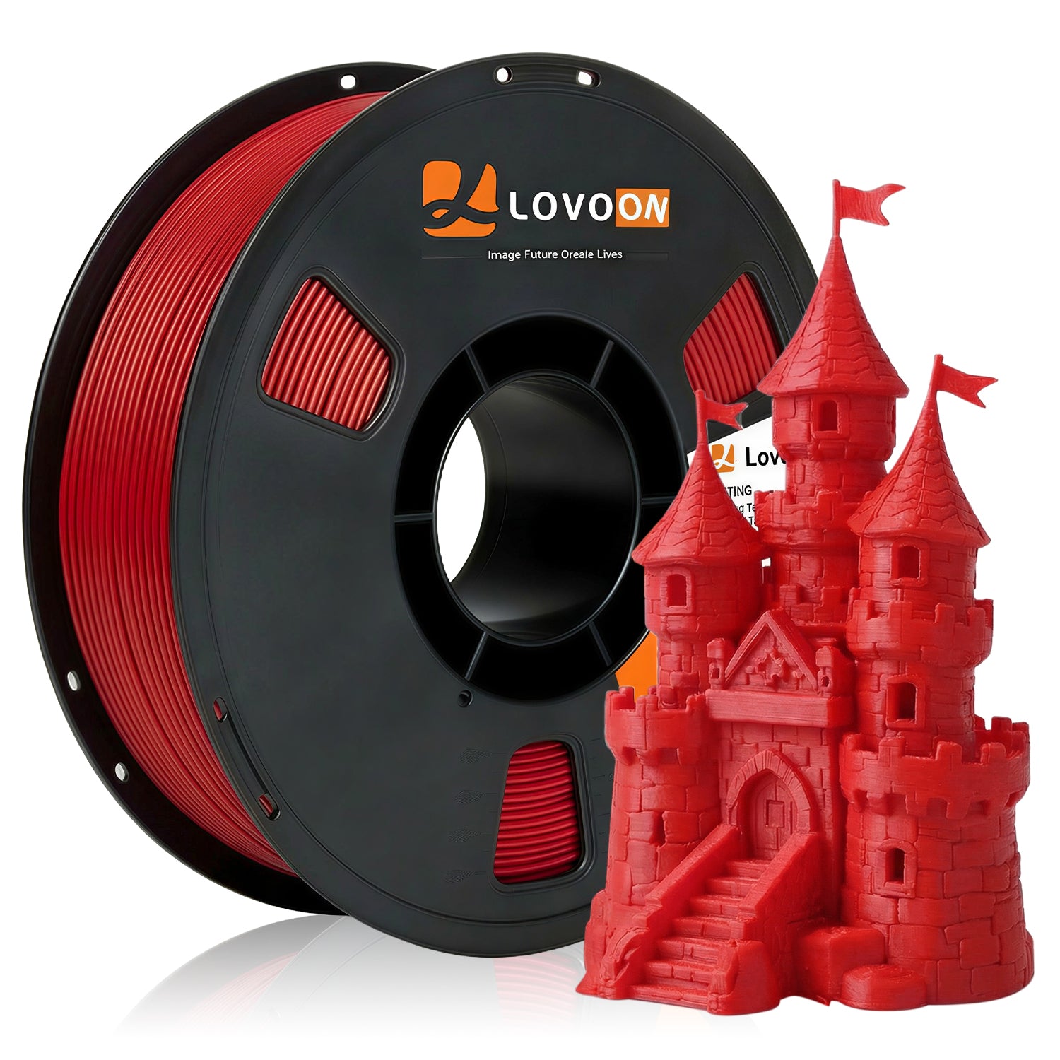 LOVOON PLA Filament Red 1KG