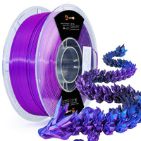 3colors Silk Blue/Black/Purple