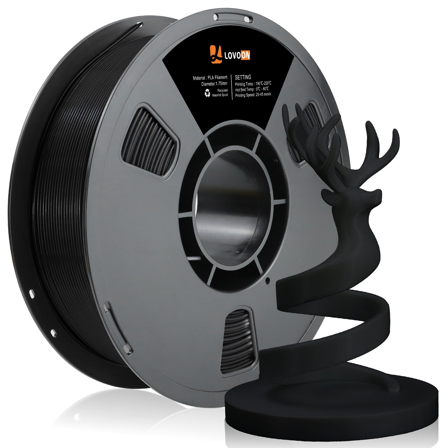 PLA Filament Regular Black