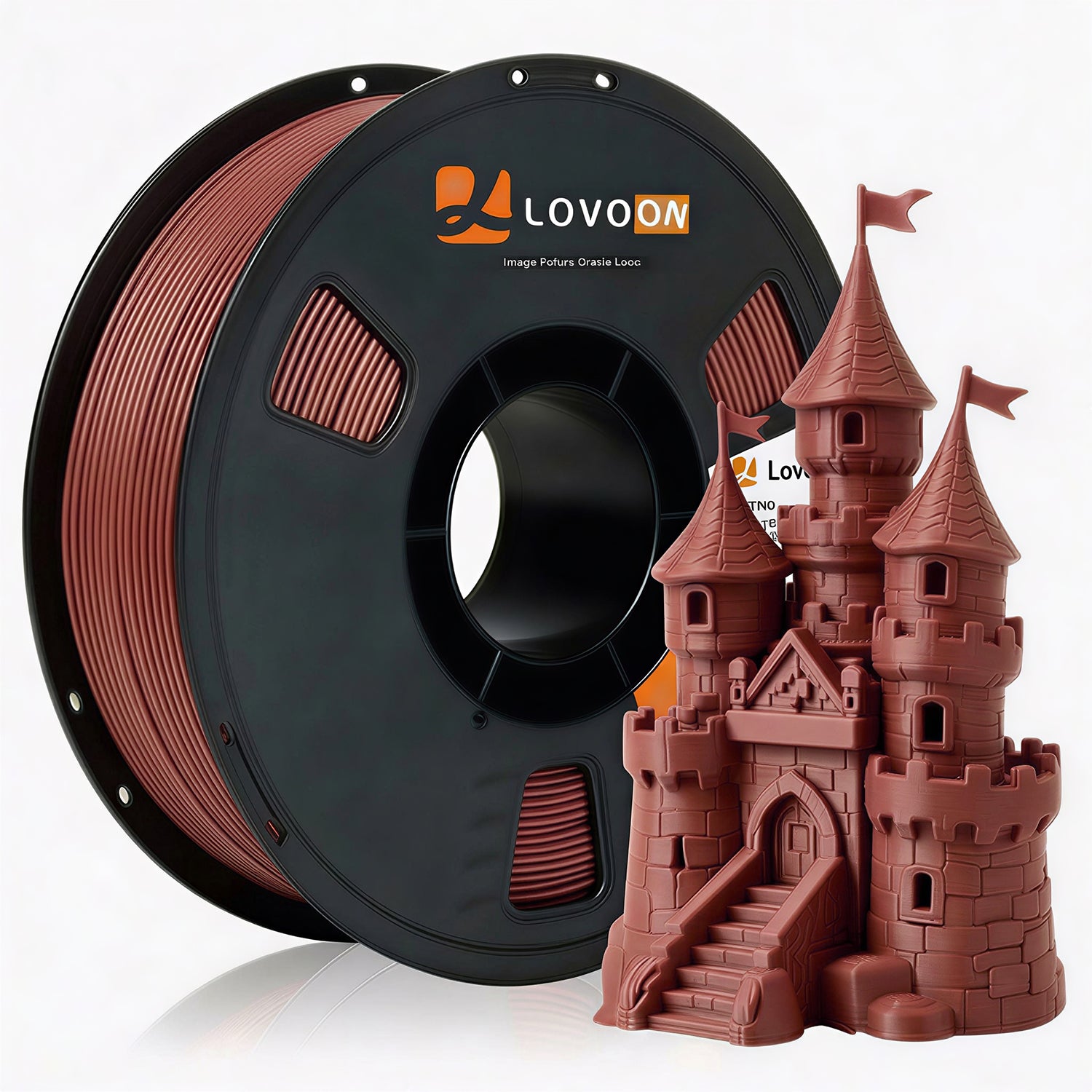 LOVOON PLA 3D Printer Filament-Brown