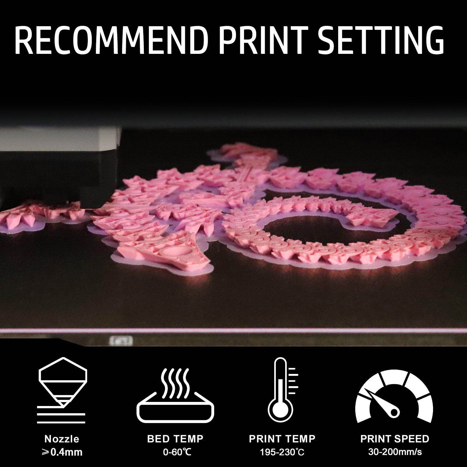 Glow in the Dark PLA Filament Sky Blue - Lovoon